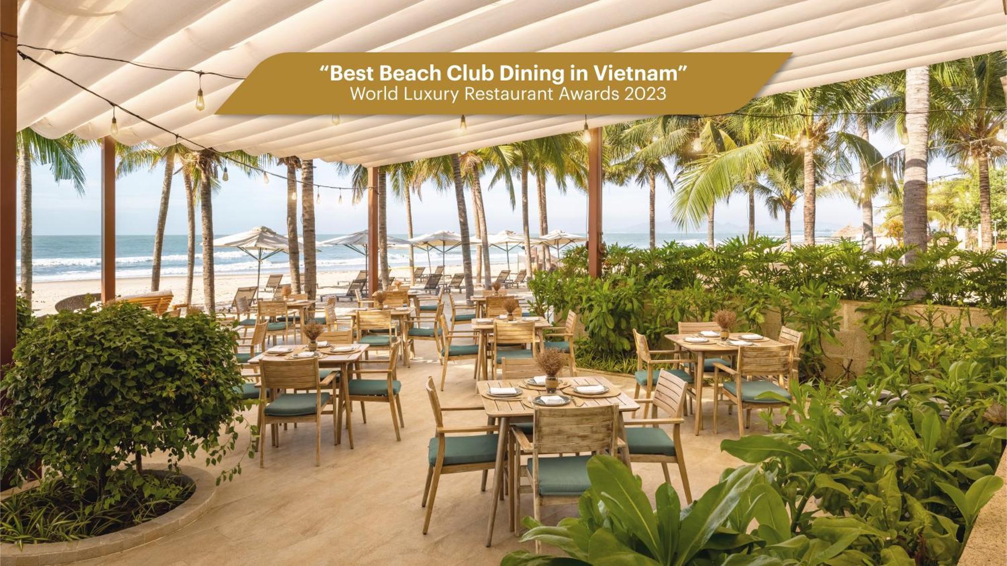 Melia Ho Tram Beach Resort Exterior photo Beach Club Dining